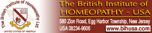 Visit British Institute of Homoeopathy - USA web site